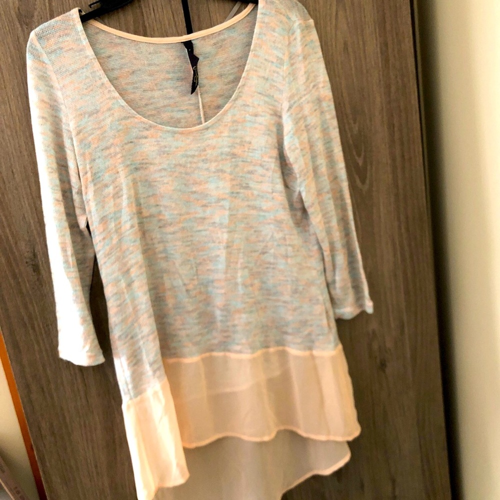 Jessica Simpson pastel blouse